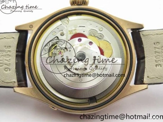 MiroTime 0320 Cellini 50535 Moonphase RG GMF Best Edition White Dial on Brown Leather Strap A Lightweight 2634